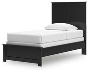 Maribel Black Twin Panel Bed - B138B51