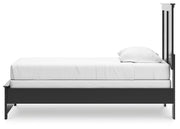 Maribel Black Twin Panel Bed - B138B51