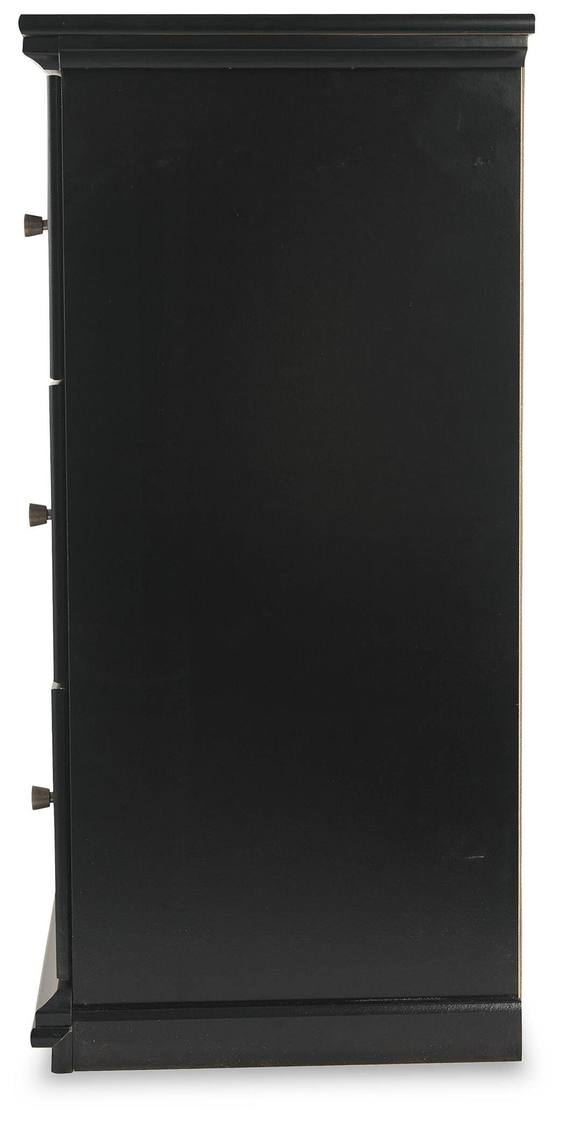 Maribel Full Panel Bed and Dresser in Black - PKG021537