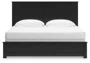 Maribel King Panel Bed and Dresser in Black - PKG021553