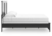 Maribel King Panel Bed and Dresser in Black - PKG021553