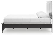 Maribel King Panel Bed with Dresser and Nightstand in Black from Ashley - DMV Furniture