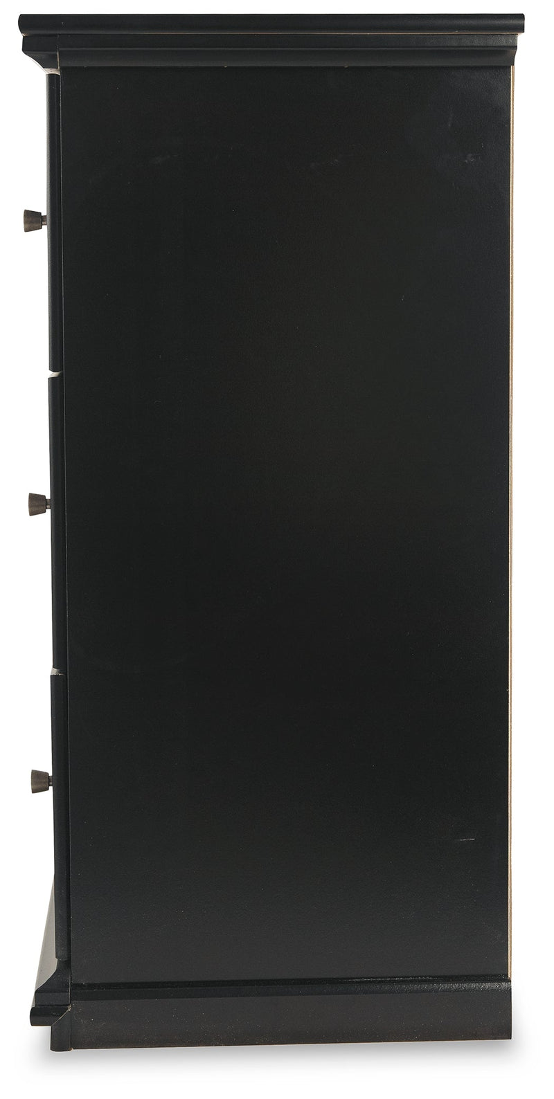 Maribel King Panel Bed with Dresser and Nightstand in Black from Ashley - DMV Furniture