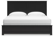 Maribel King Panel Bed with Dresser and Nightstand in Black from Ashley - DMV Furniture