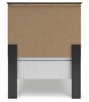 Maribel Twin Panel Bed and Nightstand - B138B84