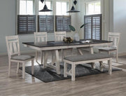 Maribelle Chalk - Gray Extendable Dining Room Set - DMV FurnitureDining Room Set