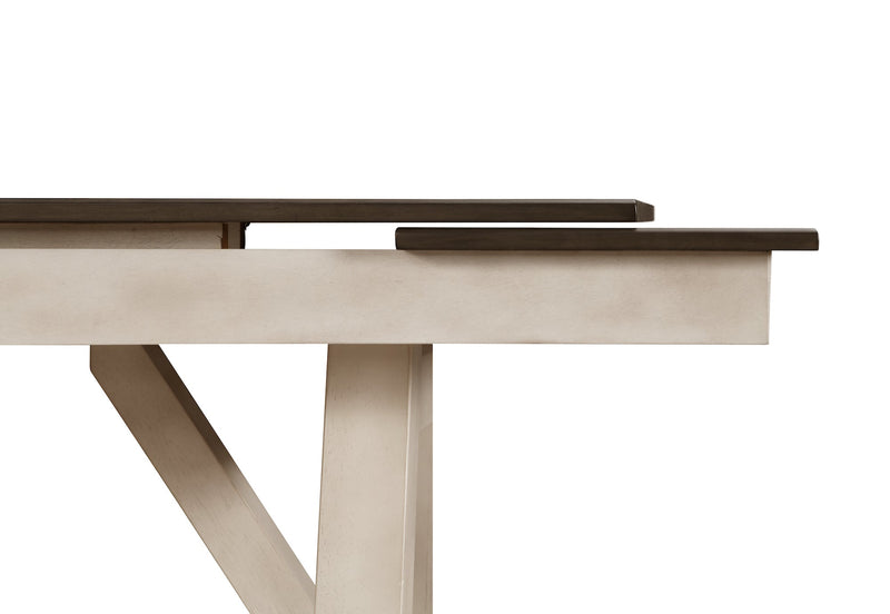 Maribelle Chalk/Gray Extendable Dining Set - DMV FurnitureDining Room Set