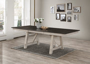 Maribelle Chalk/Gray Extendable Dining Set - DMV FurnitureDining Room Set