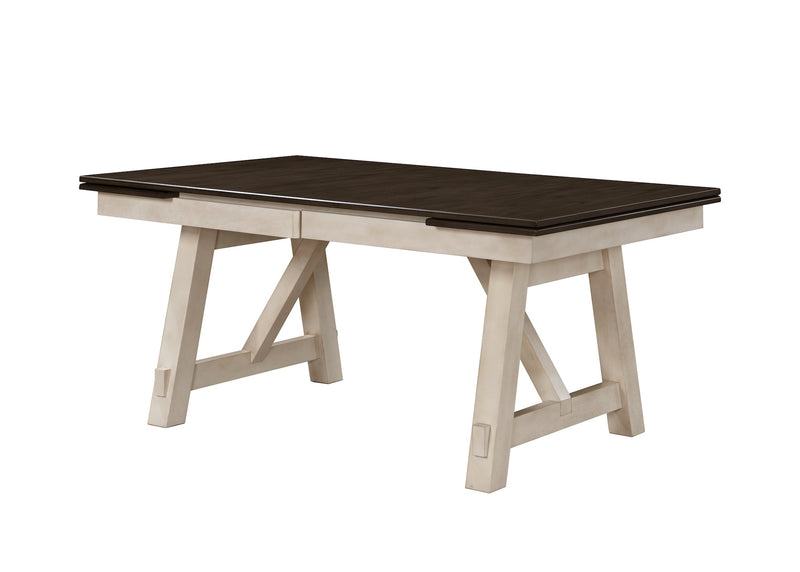 Maribelle Chalk/Gray Extendable Dining Set - DMV FurnitureDining Room Set