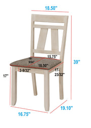 Maribelle Chalk/Gray Extendable Dining Set - DMV FurnitureDining Room Set