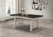 Maribelle Chalk/Gray Extendable Dining Set - DMV FurnitureDining Room Set