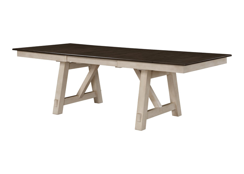 Maribelle Chalk/Gray Extendable Dining Set - DMV FurnitureDining Room Set