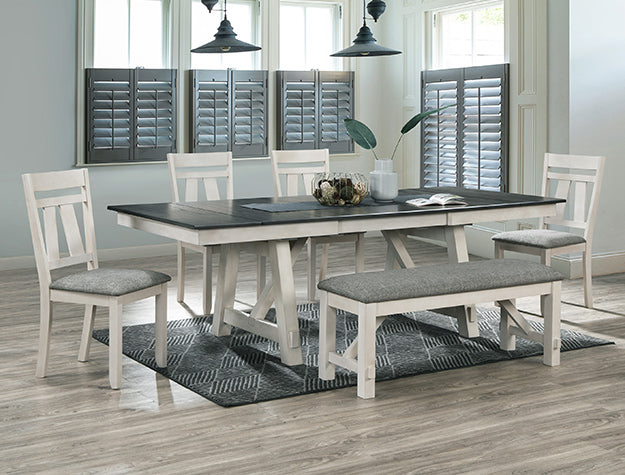 Maribelle Dining Tbl Top Chalk Grey - 2158CG-T-TOP