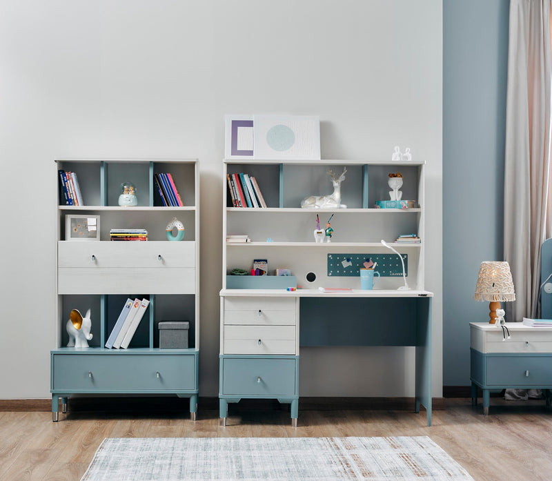Marin Kids Room Set (Twin Bed &  Study Desk &  Nightstand) - 145-MAR-SET