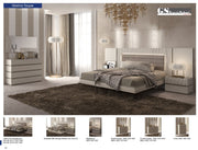 Marina Taupe Bed Queen - DMV FurnitureQueen Bed