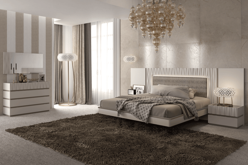 Marina Taupe Bedroom Set - DMV Furniture