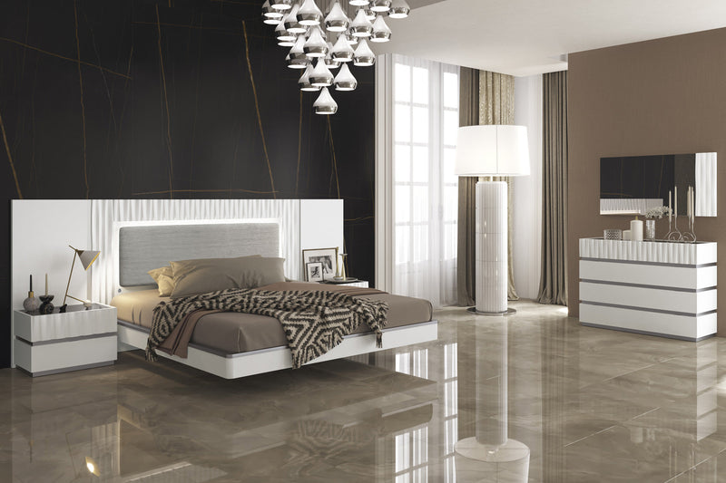 Marina White Bedroom Set - DMV Furniture
