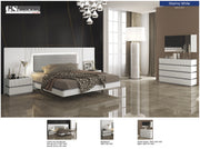 Marina White Bedroom Set - DMV Furniture