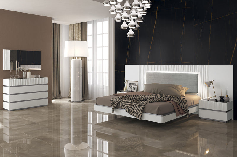Marina White Bedroom Set - DMV Furniture