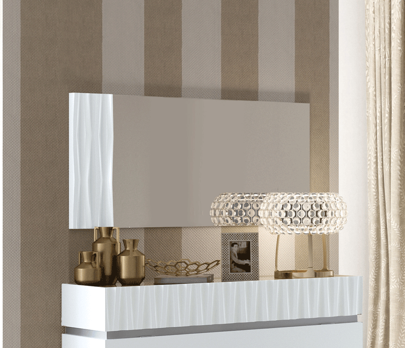 Marina White Mirror - i37882 - DMV Furniture