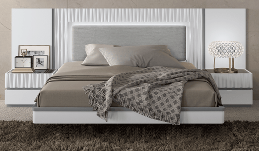 Marina White Qs Bed - i43069