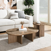 Markku Coffee Table w/Natural Marble - LV05315