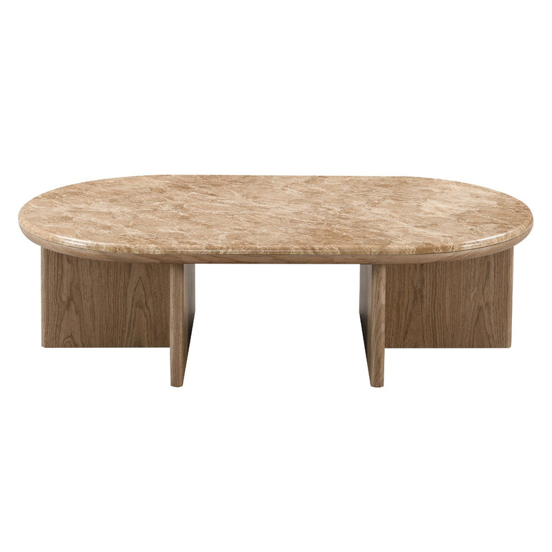 Markku Coffee Table w/Natural Marble - LV05315