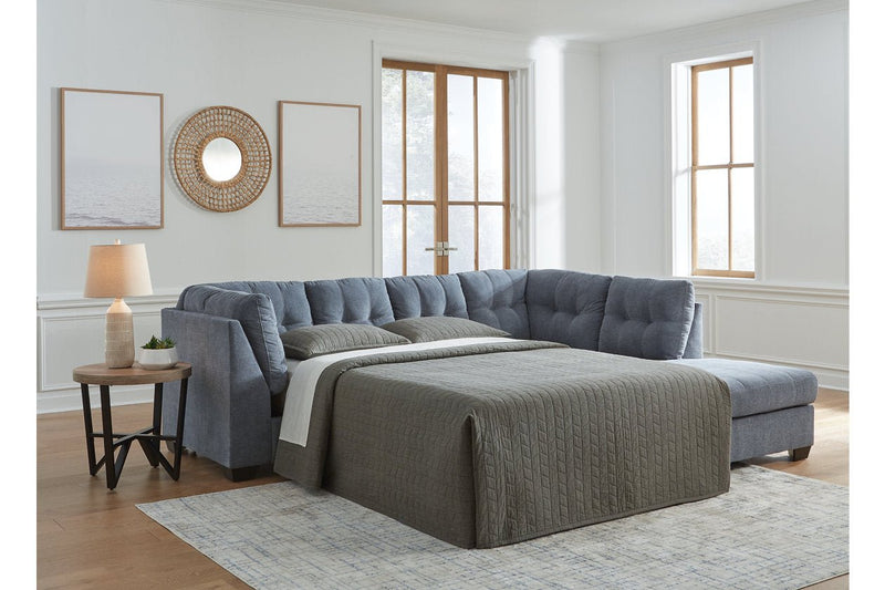 Marleton Denim 2 - Piece Sleeper Sectional with Chaise - DMV FurnitureSleeper Sectional