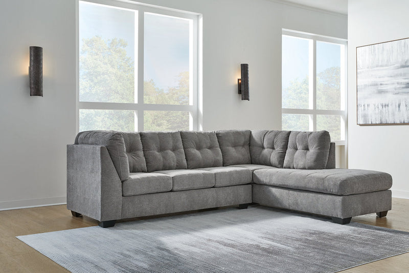 Marleton Gray 2 - Piece Sectional with Chaise - DMV FurnitureSectional