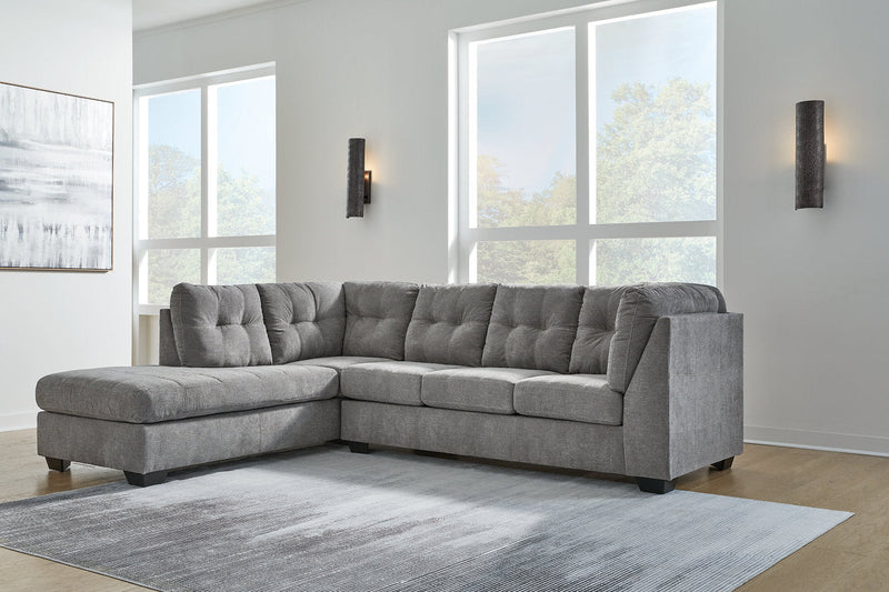 Marleton Gray 2 - Piece Sectional with Chaise - DMV FurnitureSectional