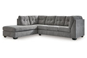 Marleton Gray 2 - Piece Sectional with Chaise - DMV FurnitureSectional