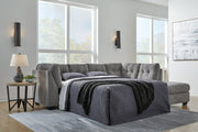 Marleton Gray 2 - Piece Sleeper Sectional with Chaise - DMV FurnitureSleeper Sectional