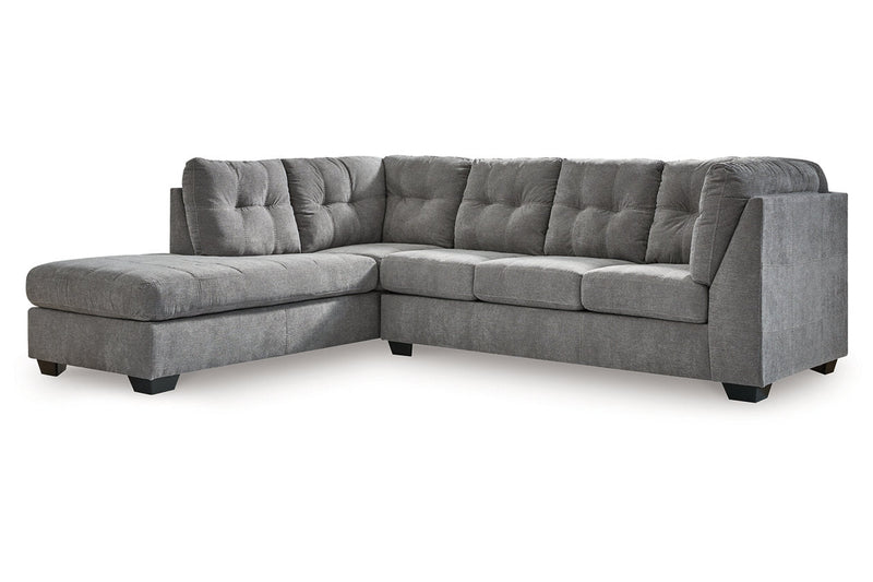 Marleton Gray 2 - Piece Sleeper Sectional with Chaise - DMV FurnitureSleeper Sectional