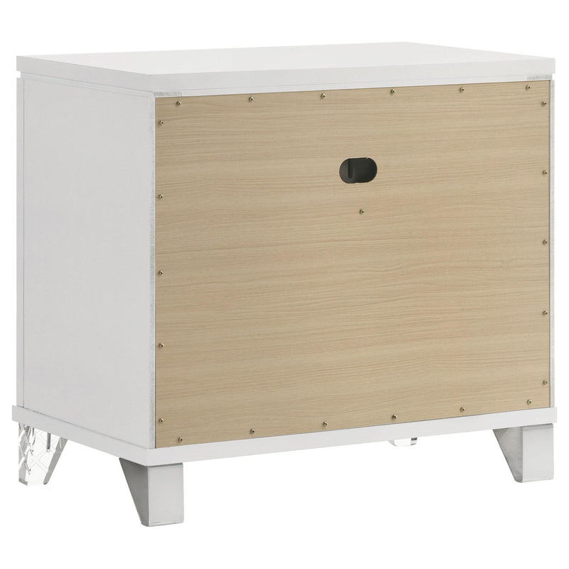 Marmore 4-piece Queen Bedroom Set White - 224961Q-S4