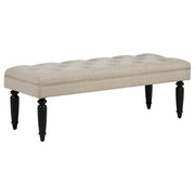 Marsha 52-inch Upholstered Entryway Accent Bench Latte - 915160