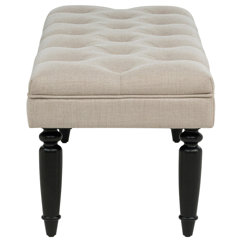 Marsha 52-inch Upholstered Entryway Accent Bench Latte - 915160