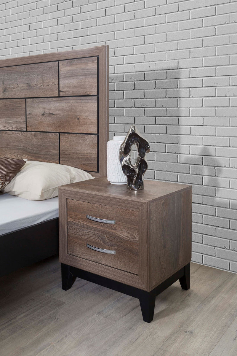 Marvel Brown Night Stand - MARVELBEDROOM-NS