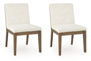 Marxmore Beige/Brown Dining Chair, Set of 2 - D863-01