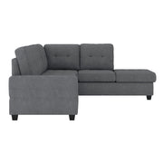 Maston Dark Gray Reversible Sectional - DMV FurnitureSectional