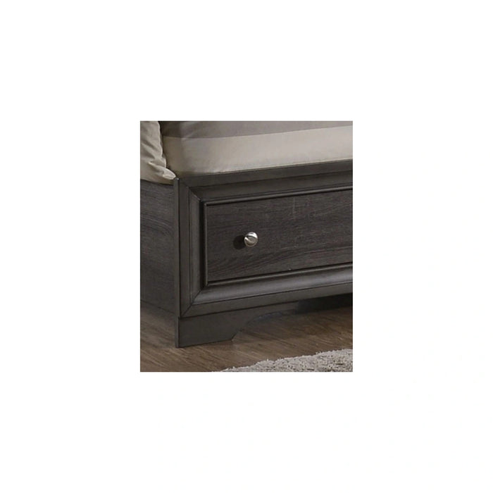 Matrix Wood Veneer Storage Bed