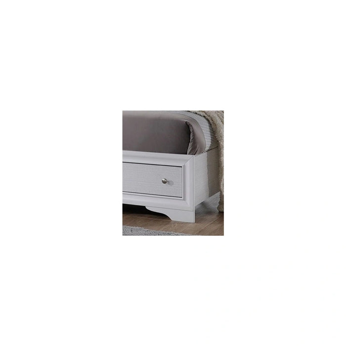 Matrix Wood Veneer Storage Bed
