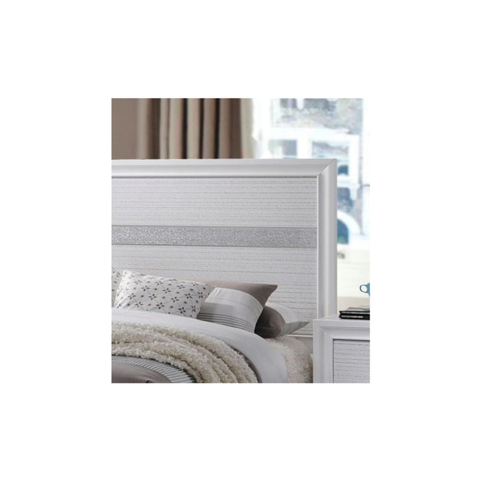 Matrix Wood Veneer Storage Bed