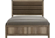 Matteo Light Brown Queen Panel Bed - DMV FurnitureQueen Bed