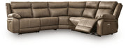Max-Momentum Biscotti 5-Piece Power Reclining Sectional - PC82305S6