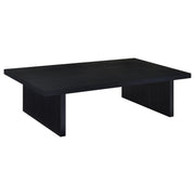 Max Rectangular Engineered Laminate Coffee Table Black - 706278