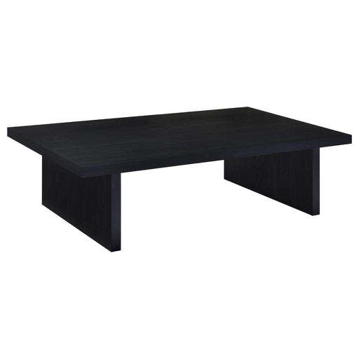 Max Rectangular Engineered Laminate Coffee Table Black - 706278