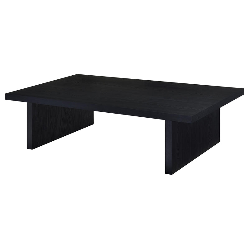 Max Rectangular Engineered Laminate Coffee Table Black - 706278