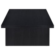 Max Rectangular Engineered Laminate Coffee Table Black - 706278
