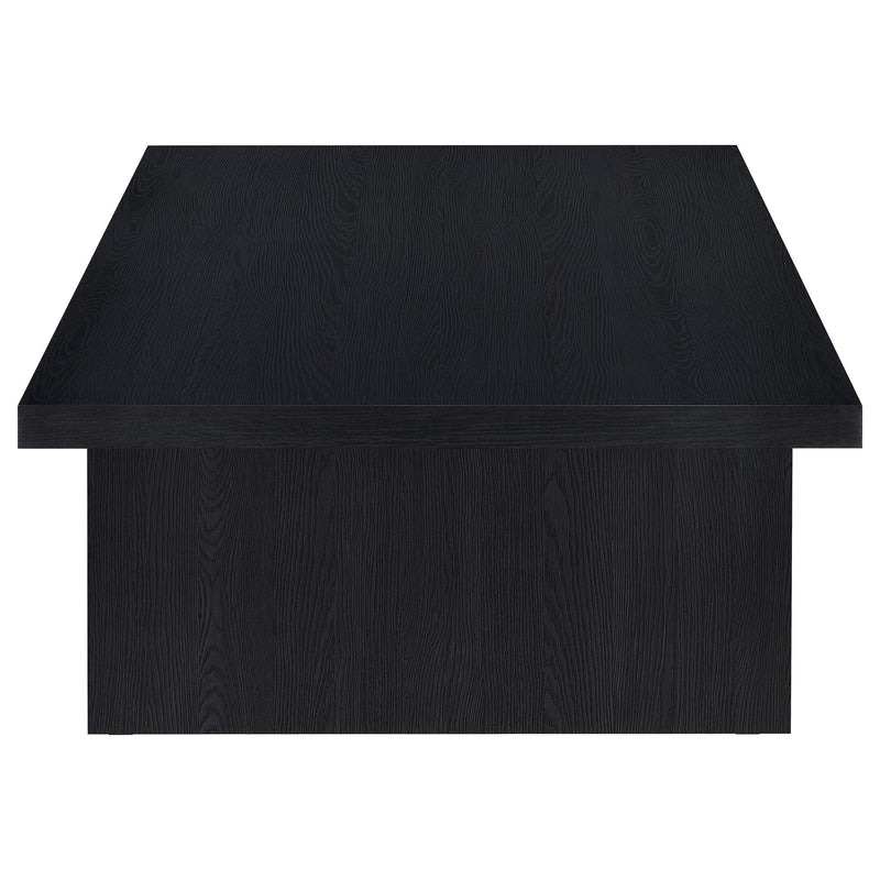 Max Rectangular Engineered Laminate Coffee Table Black - 706278