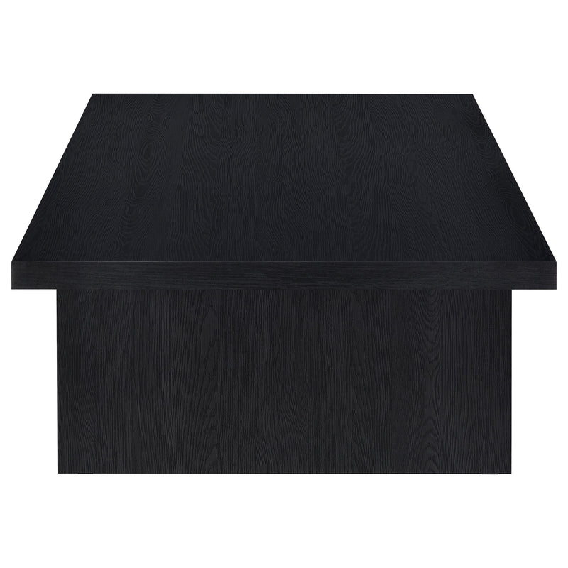 Max Rectangular Engineered Laminate Coffee Table Black - 706278
